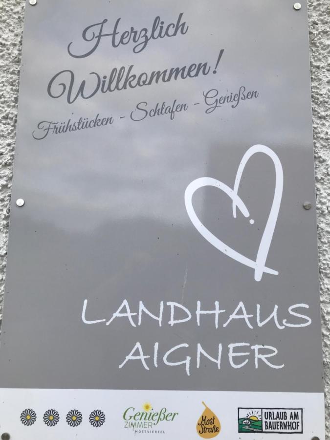 Landhaus Aigner Allhartsberg Exteriör bild
